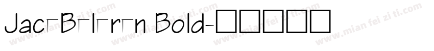 JaceBeleren Bold字体转换